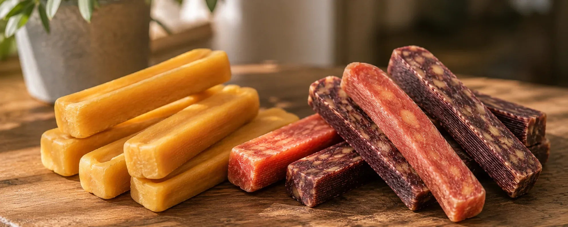 Traditional vs Infused Yak Chews